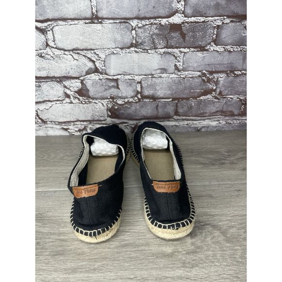 Toni Pons Jute Espadrille Black Canvas Slip On Comfort Casual Flats Shoes Men 44 main image 7